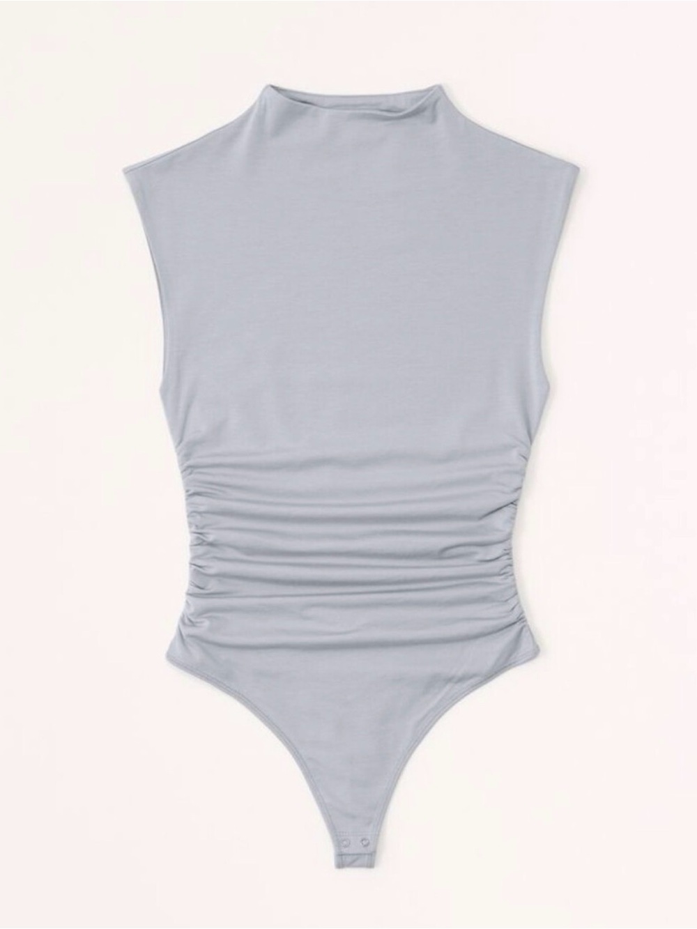 A&F Cotton-Modal Ruched Shell Bodysuit